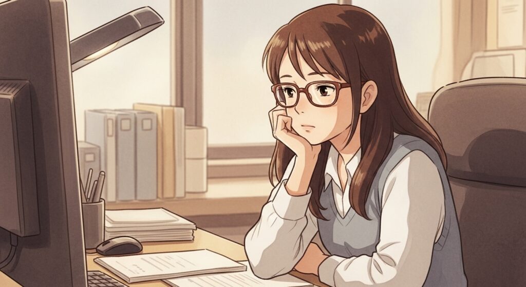 仕事でミスをした、心の中では人のせいにした